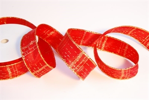 Band 20m/ 25mm, Striche, rot Band 20m/ 25mm, Striche, rot