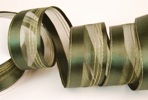 Band 20m/ 35mm, Dekostreifen, grün Band 20m/ 35mm, Dekostreifen, grün