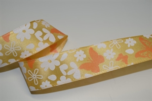 Band 25m/ 25mm, Schmetterling, orange Band 25m/ 25mm, Schmetterling, orange