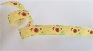 Band 25m/ 15mm, Sonnenblume, gelb Band 25m/ 15mm, Sonnenblume, gelb