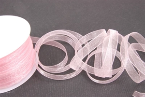 Band 50m/08mm, Organza, rosa Band 50m/08mm, Organza, rosa
