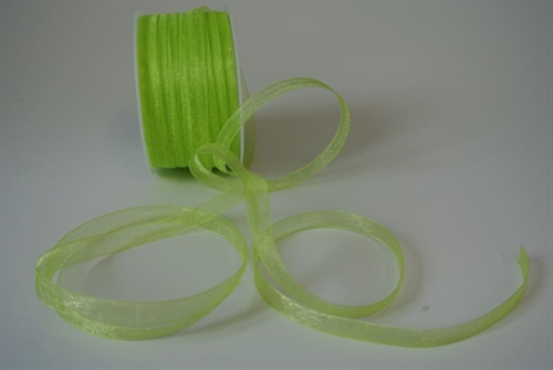 Band 50m/08mm, Organza, lindengrün Band 50m/08mm, Organza, lindengrün
