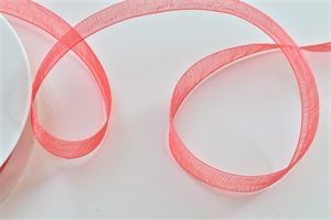 Band 25m/ 15mm, Organza, hellrot Band 25m/ 15mm, Organza, hellrot