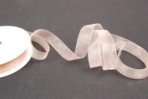 Band 25m/15mm, Organza, beige Band 25m/15mm, Organza, beige