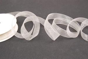 Band 25m/15mm, Organza, ecru Band 25m/15mm, Organza, ecru