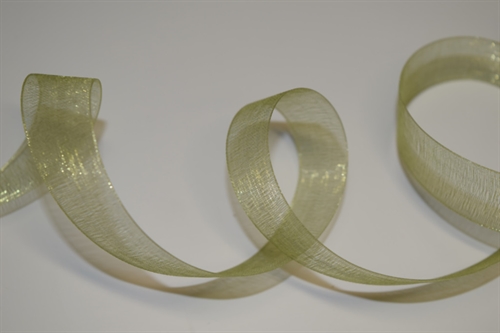 Band 25m/15mm, Organza, olive Band 25m/15mm, Organza, olive