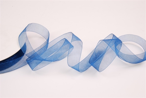 Band 25m/15mm, Organza, dblau Band 25m/15mm, Organza, dblau
