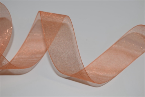 Band 25m/ 25mm, Organza, orange Band 25m/ 25mm, Organza, orange