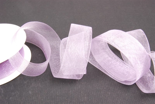 Band 25m/ 25mm, Organza, lila Band 25m/ 25mm, Organza, lila