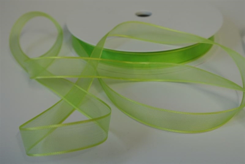 Band 100m/ 13mm, Voile, lindengrün Band 100m/ 13mm, Voile, lindengrün