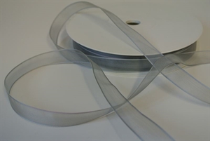 Band 100m/ 13mm, Voile, grau Band 100m/ 13mm, Voile, grau