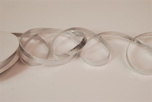 Band 50m/ 10mm, Christmas, silber Band 50m/ 10mm, Christmas, silber