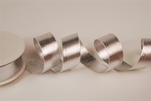 Band 25m/ 25mm, Christmas, silber Band 25m/ 25mm, Christmas, silber