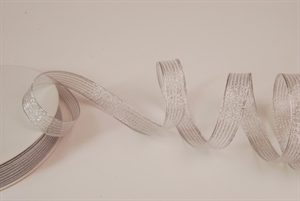 Band 50m/ 15mm, Brillant, silber Band 50m/ 15mm, Brillant, silber