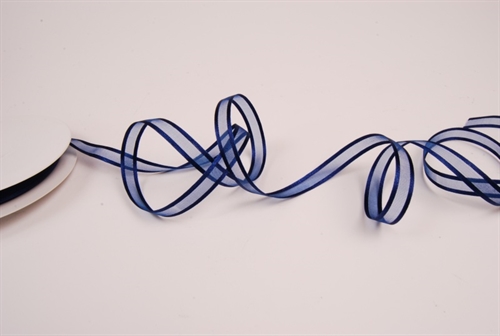 Band 25m/ 10mm, Organza D-Face satin, dblau Band 25m/ 10mm, Organza D-Face satin, dblau