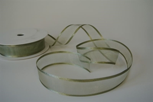 Band 25m/ 25mm, Organza D-Face satin, Band 25m/ 25mm, Organza D-Face satin,