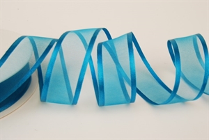 Band 25m/ 25mm, Organza D-Face satin, petrol Band 25m/ 25mm, Organza D-Face satin, petrol