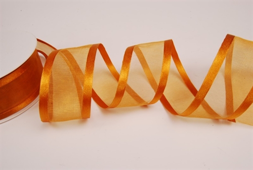 Band 25m/ 40mm, Organza D-Face satin, dnatur Band 25m/ 40mm, Organza D-Face satin, dnatur