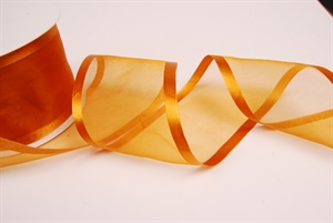 Band 25m/ 70mm, Organza D-Face satin, dnatur Band 25m/ 70mm, Organza D-Face satin, dnatur