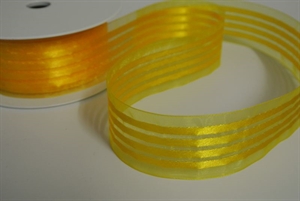 Band 25m/ 40mm, Streifenband, hgelb Band 25m/ 40mm, Streifenband, hgelb