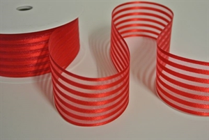 Band 25m/ 40mm, Streifenband, rot Band 25m/ 40mm, Streifenband, rot