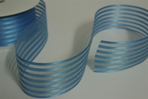 Band 25m/ 40mm, Streifenband, blau Band 25m/ 40mm, Streifenband, blau