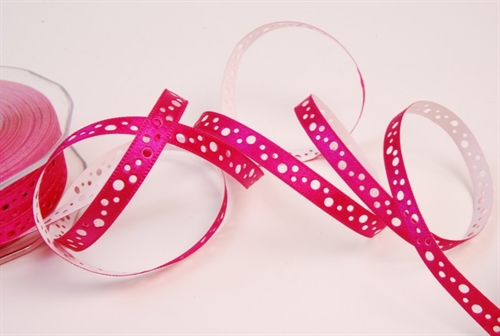 Band 20m/ 09mm, Lochband klebend, fuchsia Band 20m/ 09mm, Lochband klebend, fuchsia