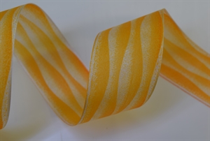 Band 25m/ 40mm, Wellen, orange Band 25m/ 40mm, Wellen, orange