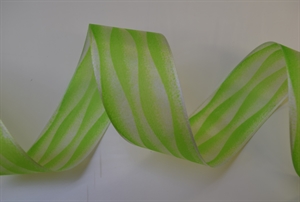 Band 25m/ 40mm, Wellen, grün Band 25m/ 40mm, Wellen, grün