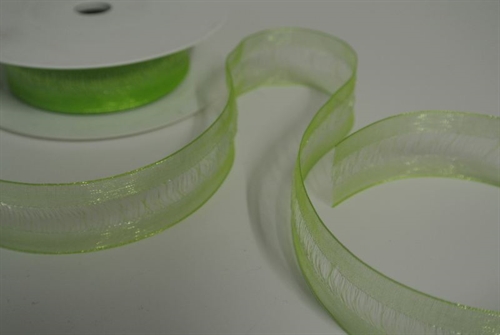 Band 25m/ 25mm, Organdi, lindengrün Band 25m/ 25mm, Organdi, lindengrün