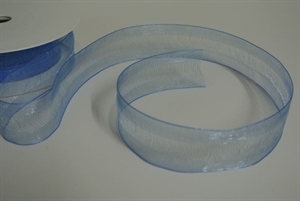 Band 25m/ 25mm, Organdi, hblau Band 25m/ 25mm, Organdi, hblau