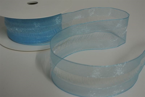 Band 25m/ 40mm, Organdi, türkis Band 25m/ 40mm, Organdi, türkis