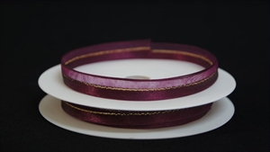 Band 20m/ 10mm, uni & tüll, kardinal Band 20m/ 10mm, uni & tüll, kardinal