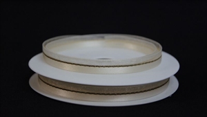 Band 20m/ 10mm, uni & tüll, ecru Band 20m/ 10mm, uni & tüll, ecru