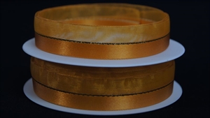 Band 20m/ 22mm, uni & tüll, orange Band 20m/ 22mm, uni & tüll, orange