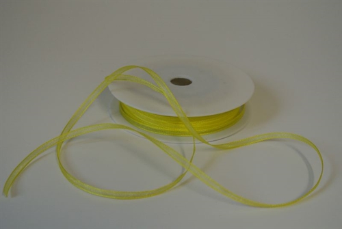 Band 50m/ 03mm, Organza, hgelb Band 50m/ 03mm, Organza, hgelb