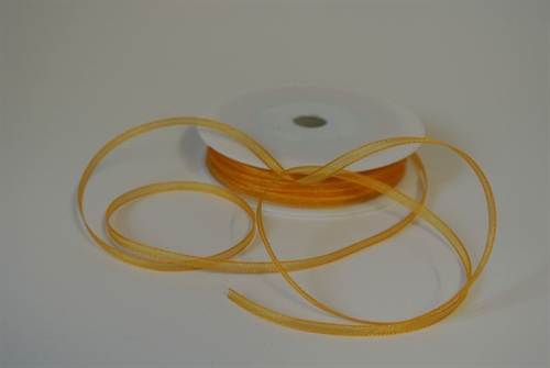 Band 50m/ 03mm, Organza, sonnengelb Band 50m/ 03mm, Organza, sonnengelb