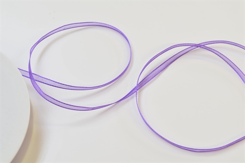 Band 50m/ 03mm, Organza, violett Band 50m/ 03mm, Organza, violett