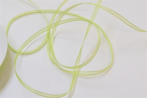 Band 50m/ 03mm, Organza, lindengrün Band 50m/ 03mm, Organza, lindengrün