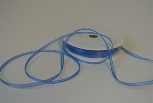 Band 50m/ 03mm, Organza, blau Band 50m/ 03mm, Organza, blau
