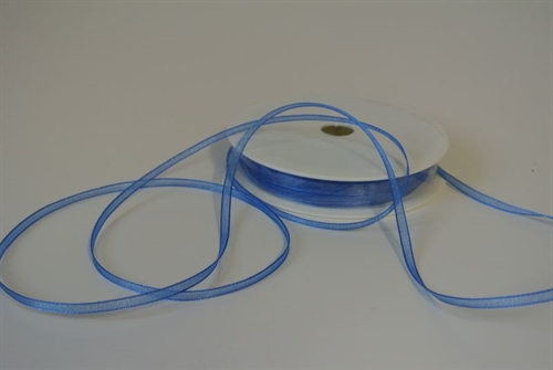 Band 50m/ 03mm, Organza, blau Band 50m/ 03mm, Organza, blau