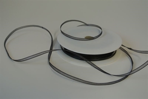 Band 50m/ 03mm, Organza, schwarz Band 50m/ 03mm, Organza, schwarz