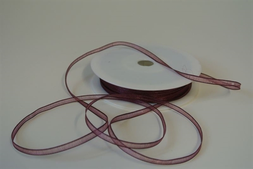 Band 50m/ 03mm, Organza, bordeaux Band 50m/ 03mm, Organza, bordeaux