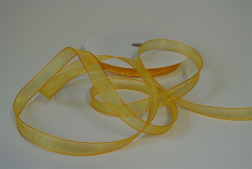Band 50m/ 09mm, Organza, sonnengelb Band 50m/ 09mm, Organza, sonnengelb