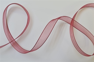 Band 50m/ 09mm, Organza, aubergine Band 50m/ 09mm, Organza, aubergine