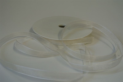 Band 50m/ 09mm, Organza, cream Band 50m/ 09mm, Organza, cream