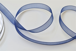 Band 50m/ 09mm, Organza, navi Band 50m/ 09mm, Organza, navi