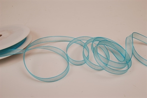 Band 25m/ 09mm, Organza, türkis Band 25m/ 09mm, Organza, türkis