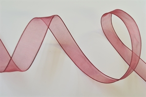 Band 50m/ 15mm, Organza, dunkelrot Band 50m/ 15mm, Organza, dunkelrot