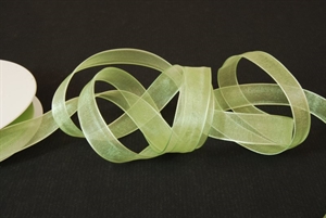 Band 50m/ 15mm, Organza, pastellgrün Band 50m/ 15mm, Organza, pastellgrün